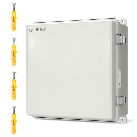 QILIPSU Waterproof Junction Box, IP66 Outdoor Electrical Enclosure, UL94 V-0 by QILIPSU