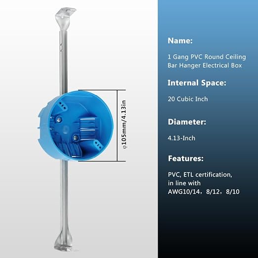 New Work Electrical Ceiling Box - Image 3