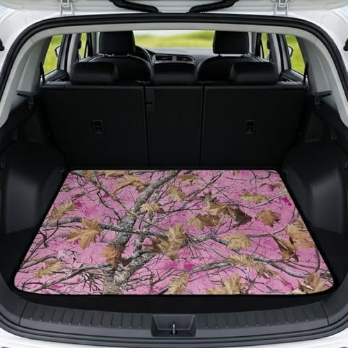 ELEQIN Pink Camo Hunting, Car Trunk Cargo Liner, Washable Easy Clean Auto Trunk by ELEQIN
