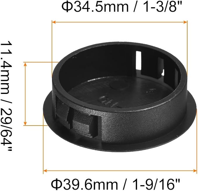 uxcell 1-3/8" Plastic Hole Plugs - Image 2