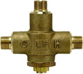 Sloan Optima MIX-135-A Thermostatic Water Mixing Valve, Solid Brass Body | by Sloan