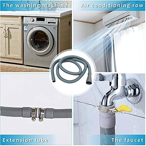 Elyfree 10ft Washing Machine Drain Hose, Universal Drain Hose Extension Kit - Image 5
