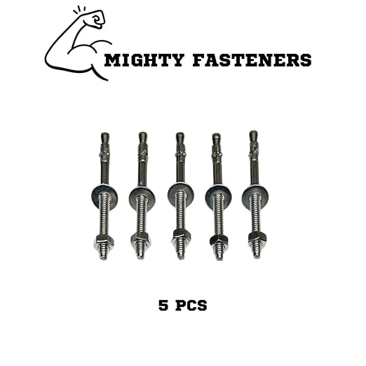 Mighty Fasteners Wedge Anchors – Heavy-Duty 304 Stainless Steel Expansion Bolts - Image 6