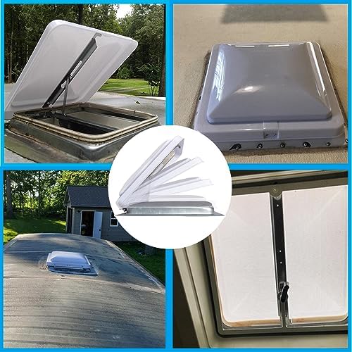 RV Roof Vent Cover Replacement 13" x 13", Check Size and Hinge Style - Image 6