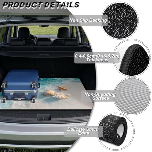 Ocean Shell Universal Cargo Liner Gardening Trunk Mat Waterproof Cargo Liner - Image 6