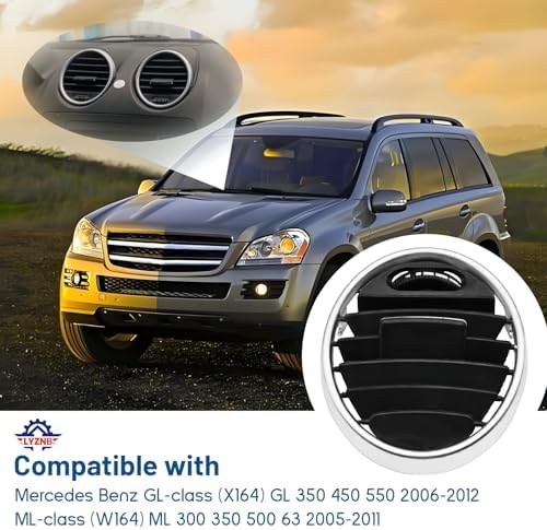 Air Vent Grille AC Vents Air Outlets Cover Panel Trim Compatible - Image 4