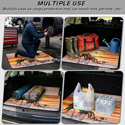 ELEQIN Car Cargo Liner, All Weather Heavy Duty Trunk Mat, Cargo Mats - Image 3