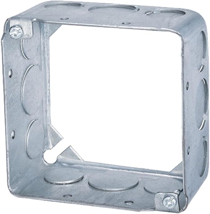 Morris Products 4" Box Extension 1-1/2" Deep 1/2" & 3/4" KO's by Morris