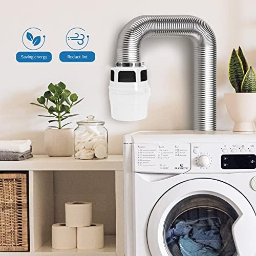 【UPGRADED】NOORNY 3 in1 Indoor Dryer Vent Kit Lint Catcher Bucket Box - Image 6
