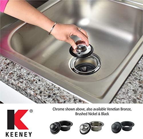 Keeney K5417DSBN Universal Garbage Disposal Flange and Stopper, Fits Standard - Image 6