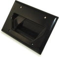 DATA COMM Electronics 45-0003-BK 3-Gang Recessed Low Voltage Wall Plate Cable by DATACOMM
