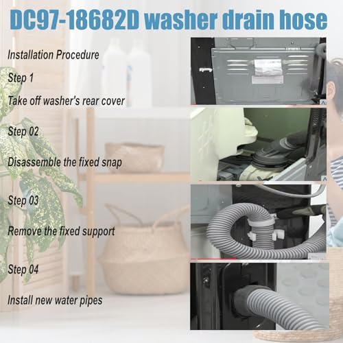 DC97-18682D DC97-18682C Washing Machine Hoses - Image 5