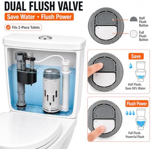2 Inch Dual Flush Valve Replacement Kit - Image 2