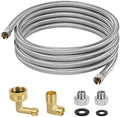 10 FT Dishwasher Installation Kit, Braided Stainless Steel Dishwasher Water by KAINGA