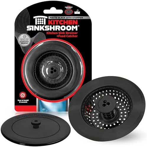 Kitchen SinkShroom Clog-Free Kitchen Sink Drain Strainer by TubShroom