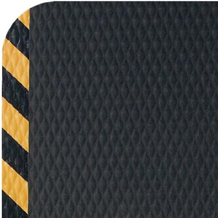 M+A Matting Hog Heaven Industrial-Grade Anti-Fatigue Mat | OSHA Yellow Striped by MAMatting