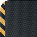 Hog Heaven Industrial-Grade Anti-Fatigue Mat | OSHA Yellow Striped Border | by MAMatting