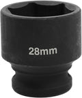 1/2" Drive 28mm Deep Impact Socket, 6 Point Chrome Molybdenum Steel Heavy Duty by YTkavq