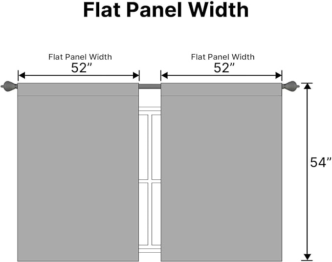 H.VERSAILTEX Blackout Curtains Thermal Insulated Window Treatment Panels Room - Image 7