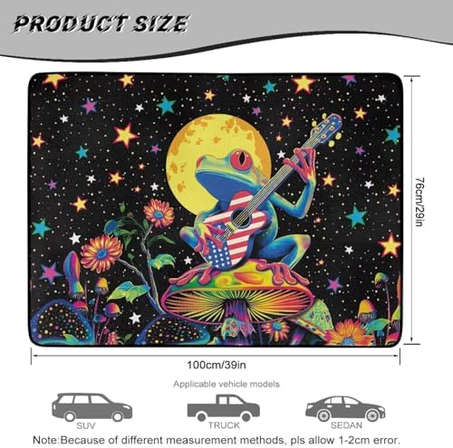 Frog Guitar All Purpose Trunk Mat Universal Waterproof Cargo Liner, Heavy Duty - Image 7