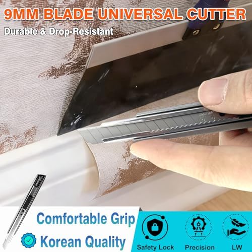 9mm Alloy Utility Knife Retractable - Image 2