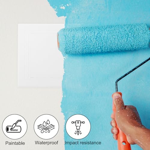 PATIKIL 12x6 inch Removable Hinged Access Panel, ABS Plumbing Access Doors Easy - Image 5
