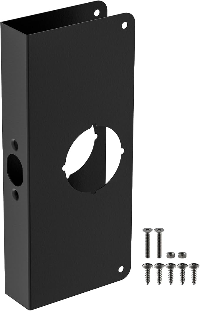 Black U 9585 Stainless Steel Lock and Door Reinforcement Plate by PalpitateC