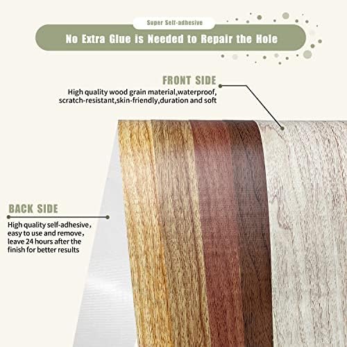 Besezx Wood Grain Repair Tape, 2.4" X180'', Self Adhesive Wood Grain Repair - Image 3