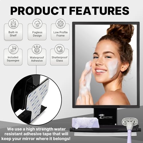 ToiletTree Products Fogless Shower Mirror - Image 6