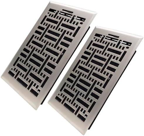 Howeall 6x10 Inches 2 Pack Heavy Duty Walkable Floor Register by Howeall