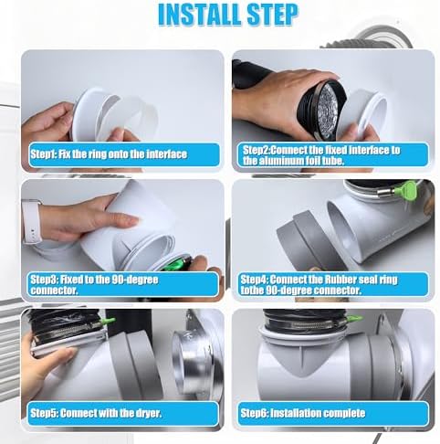 Upgrade 4"x6.5FT Dryer Vent Hose - Image 7
