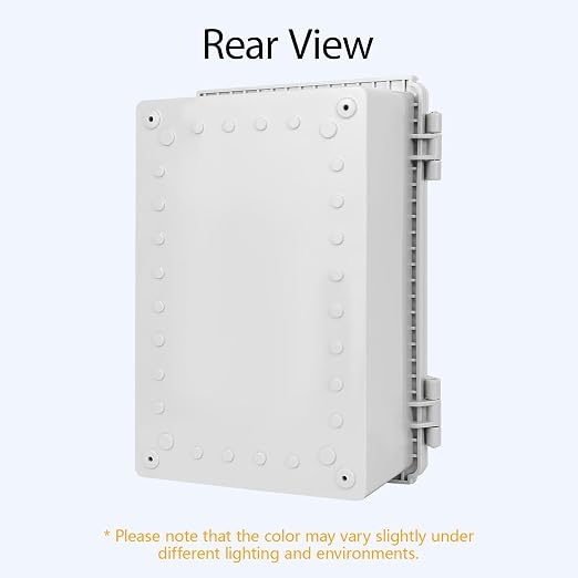 Electrical Box, IP67 Waterproof Hinged Cover Stainless Steel Latch Junction Box - Image 6