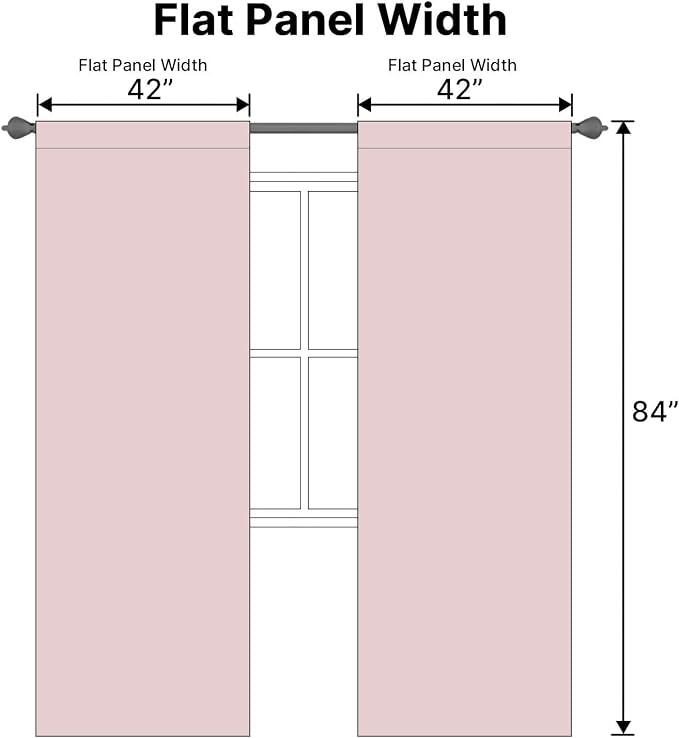 H.VERSAILTEX Blackout Curtains Thermal Insulated Window Treatment Panels Room - Image 6