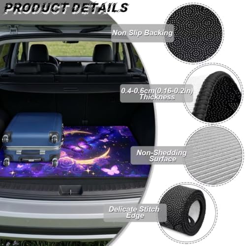 Purple Moon Butterfly Pet Friendly Trunk Mat 29"x39" - Image 6