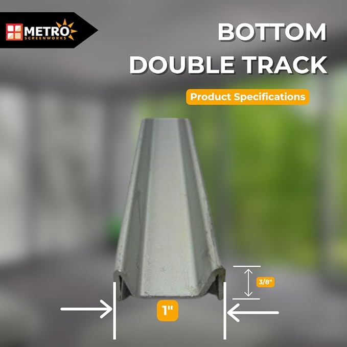 Double Sliding Door Bottom Track - Image 2