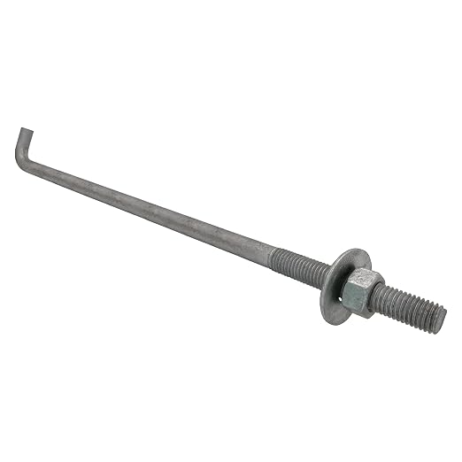 5/8" x 14-inch Galvanized Threaded Anchor Bolts by Unknown