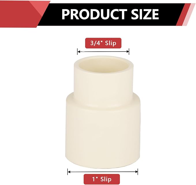 20 Pack EFIELD CPVC Coupling Adapter Fittings, - Image 2