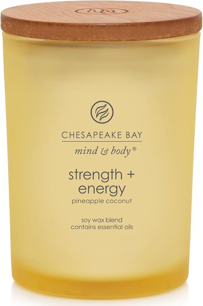 Chesapeake Bay Candle Scented Candle Strength + Energy Medium Home Décor by ChesapeakeBayFragrance