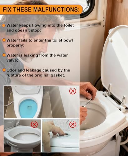 Upgraded RV Toilet Valve Replacement Kit - Image 5
