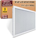 Fits 16x32 and 32x16 Duct Opening | Aluminum Eggcrate Return Air Grille | Low by Handua