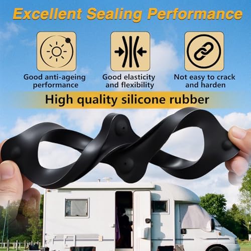 RV Toilet Floor Flange Seal and Mounting Hardware Kit Compatible - Image 2