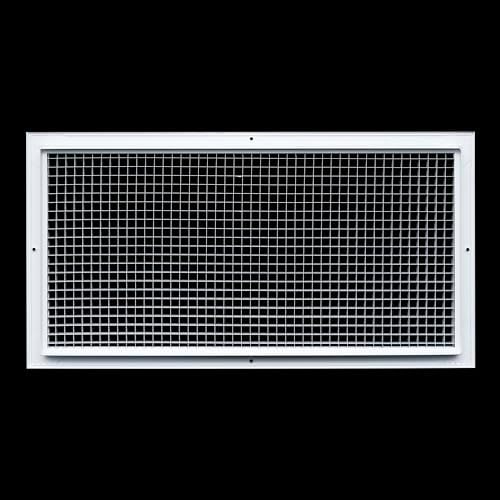 Fits 24x12 and 12x24 Duct Opening | Aluminum Eggcrate Return Air Grille | Low - Image 5