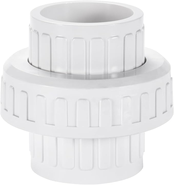 PVC Union Coupling Pipe Fitting, Slip Union Schedule 40, Built-in EPDM O-Ring by VYH