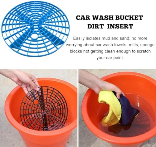Yourkar 2 PCS Car Wash Bucket Inserts, Plastic Vehicle Wash Bucket Insert - Image 3