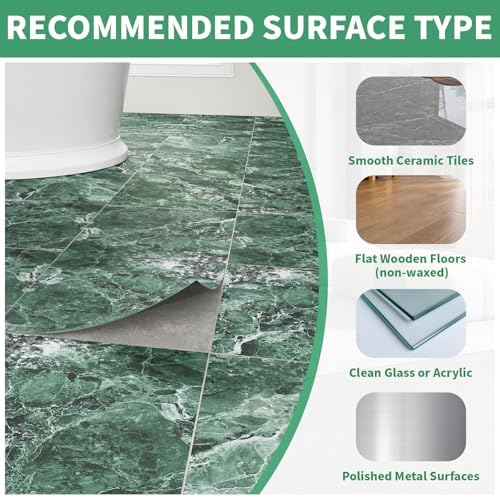40 Pack Cover 40 Sq.Ft Peel and Stick Floor Tiles, 12” x 12” Self Adhesive - Image 4