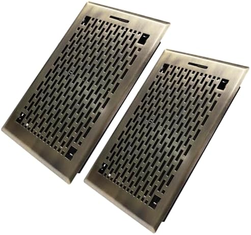 Howeall 6x10 Inches 2 Pack Heavy Duty Walkable Floor Register by Howeall