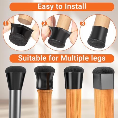 Round Chair Leg Floor Protectors - Image 6