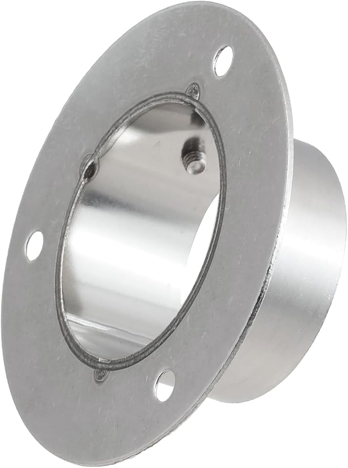 Antrader Closet Rod Flange, Stainless Steel 2 Inch Dia. Adjustable Socket - Image 4