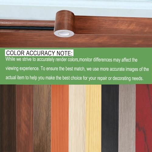 Wood Grain Repair Tape, 2.4inch X 32ft Self Adhesive Wood Colored Tape - Image 2