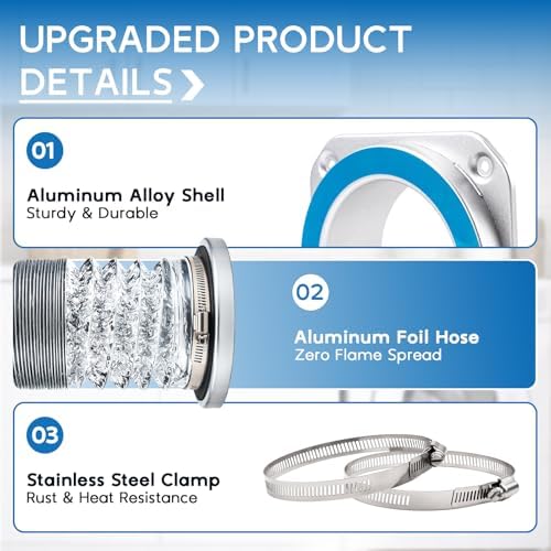 DV180 Magnetic Dryer Vent Coupling Connector Kit - Image 5